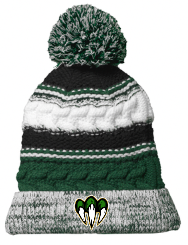 Pom Pom Claw Beanie