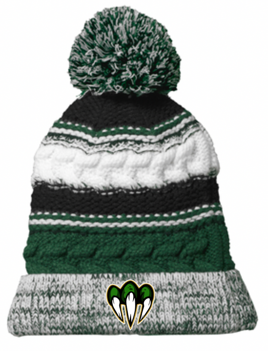 Pom Pom Claw Beanie