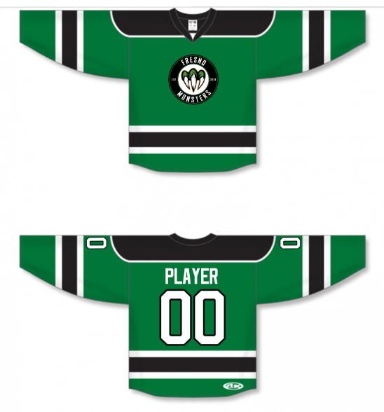 monsters hockey jersey Monsters Player Replica Jersey ADULT LARGE – Official Store of the Fresno Monsters