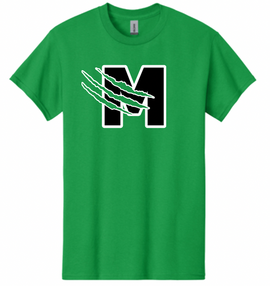 Green M-Rip Adult T-Shirt